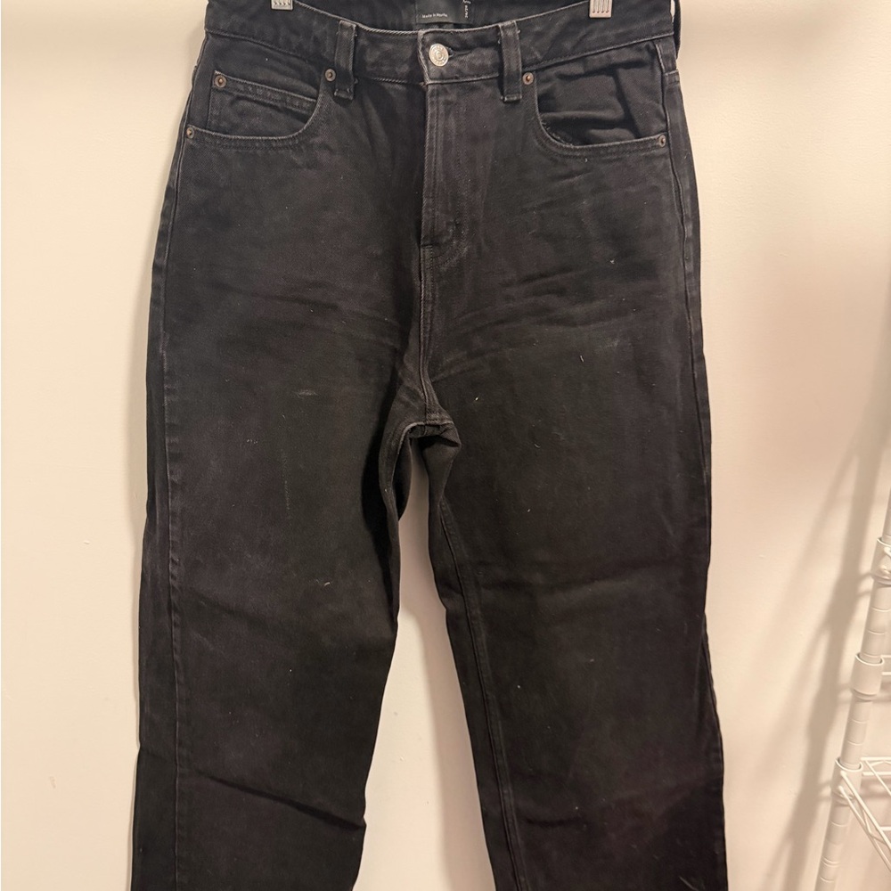 Asos High Waisted Black Jeans
